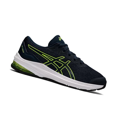 Asics GT-1000 11 GS Laufschuhe Kinder Blau Grün | DE-SALE77375