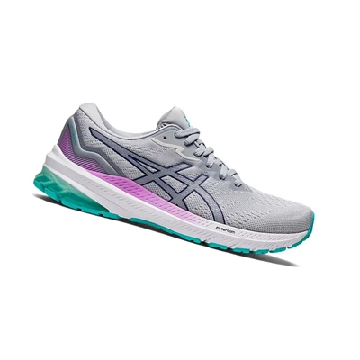 Asics GT-1000 11 Laufschuhe Damen Grau Blau | DE-SALE76039