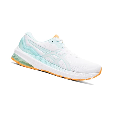 Asics GT-1000 11 Laufschuhe Damen Weiß Blau | DE-SALE77283