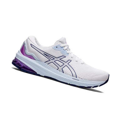 Asics GT-1000 11 Laufschuhe Damen Weiß Blau | DE-SALE77959