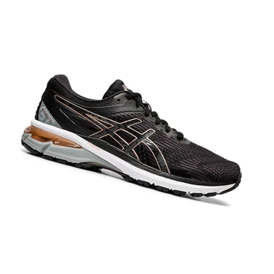 Asics GT-2000 8 Weite Laufschuhe Damen Schwarz | DE-SALE75569