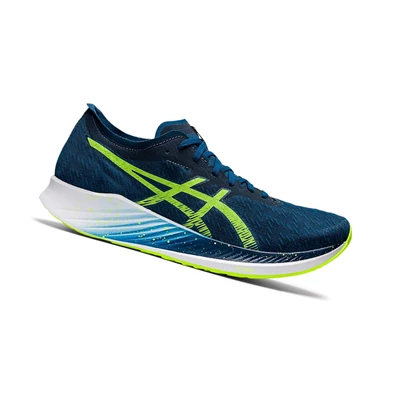 Asics MAGIC SPEED Laufschuhe Herren Blau Grün | DE-SALE77596