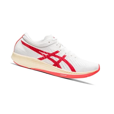Asics METARACER Laufschuhe Damen Weiß | DE-SALE77373