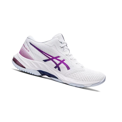 Asics NETBURNER BALLISTIC FF MT 3 Volleyballschuhe Damen Weiß | DE-SALE75805