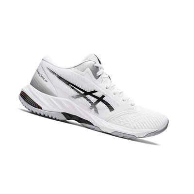 Asics NETBURNER BALLISTIC FF MT 3 Volleyballschuhe Damen Weiß Schwarz | DE-SALE76452