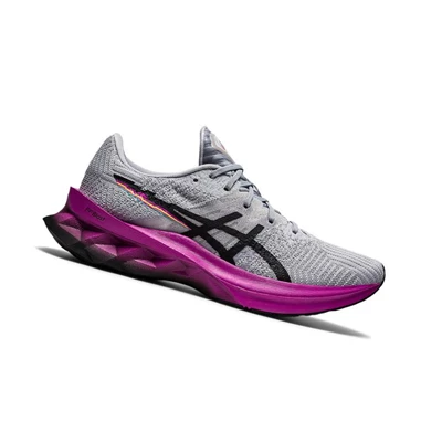Asics NOVABLAST Laufschuhe Damen Grau | DE-SALE77846