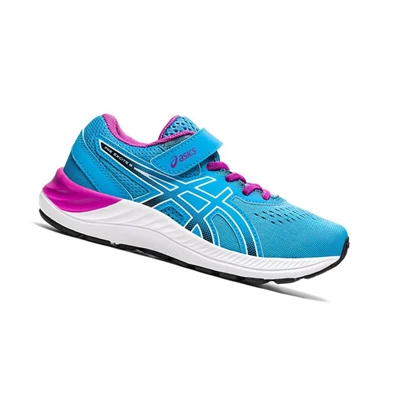 Asics PRE EXCITE 8 PS Laufschuhe Kinder Blau | DE-SALE76849