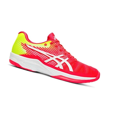 Asics SOLUTION SPEED FF Tennisschuhe Damen Rot | DE-SALE77977