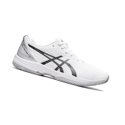 Asics SOLUTION SWIFT FF CLAY Tennisschuhe Herren Weiß Schwarz | DE-SALE75951