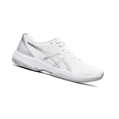 Asics SOLUTION SWIFT FF Tennisschuhe Damen Weiß Silber | DE-SALE76205