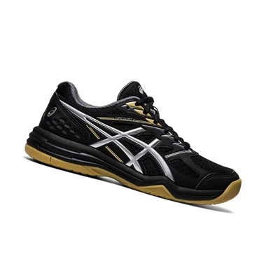 Asics UPCOURT 4 GS Volleyballschuhe Kinder Schwarz | DE-SALE77349
