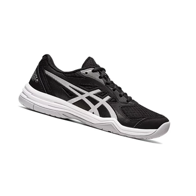 Asics UPCOURT 5 Volleyballschuhe Damen Schwarz Silber | DE-SALE75685