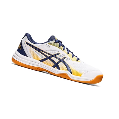 Asics UPCOURT 5 Volleyballschuhe Herren Weiß Tiefes | DE-SALE76827